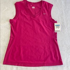 Nike FitDry Pink Size M NWT